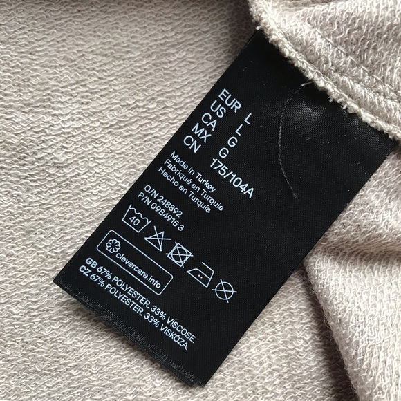 H&M Basics Taupe Tan Boxy Vest, EUC, L/XL - Picture 6 of 8